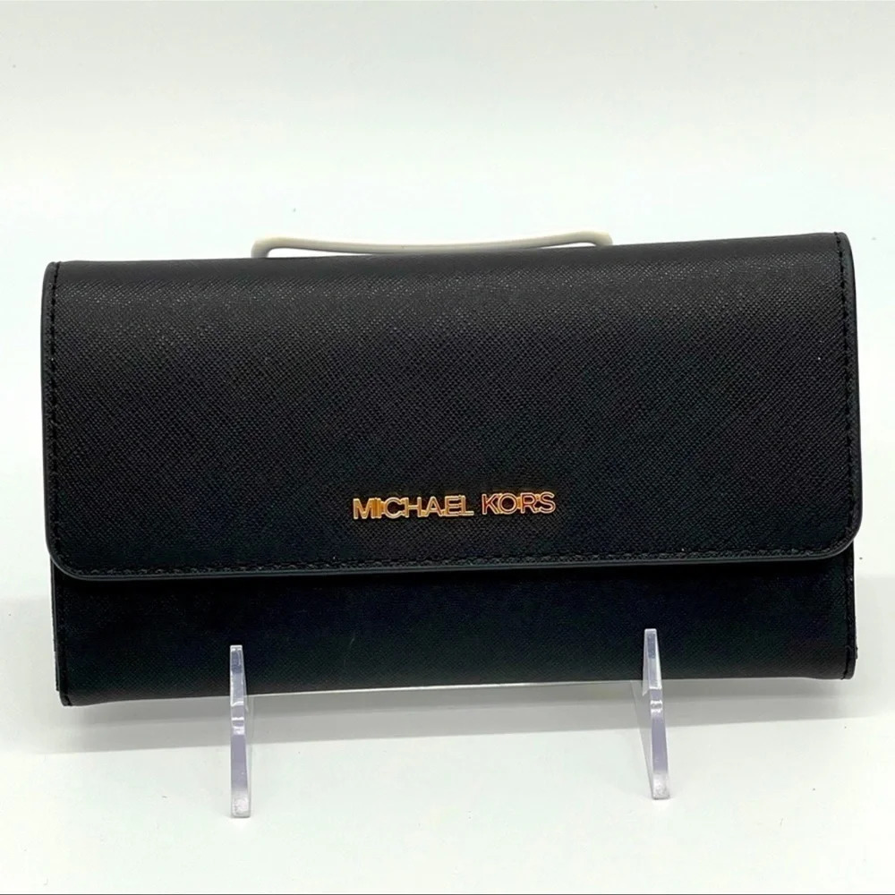 Michael Kors Trifold Wallet Black